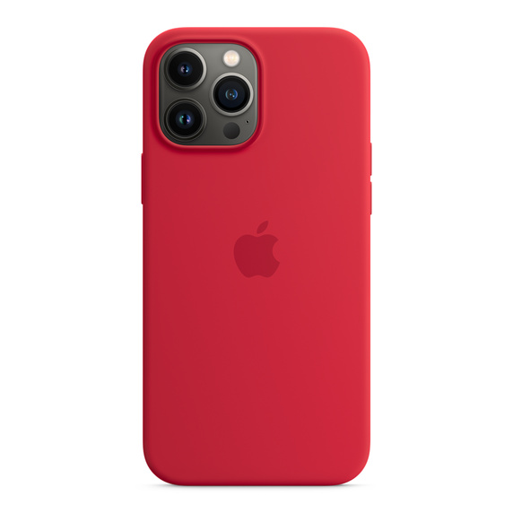 Silikonový kryt MagSafe pro Apple iPhone 13 Pro Max, červená