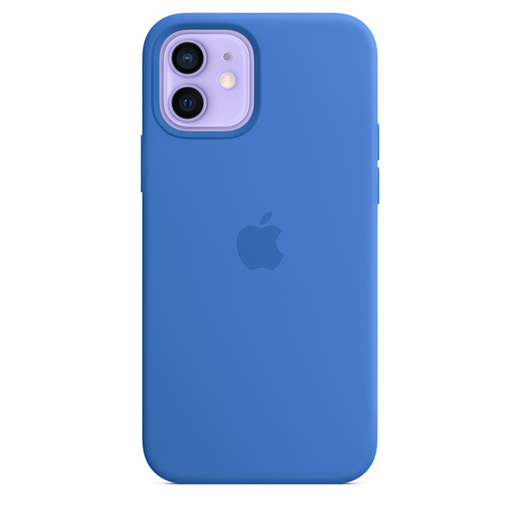 Silikonový kryt MagSafe pro Apple iPhone 12|12 Pro, modrá