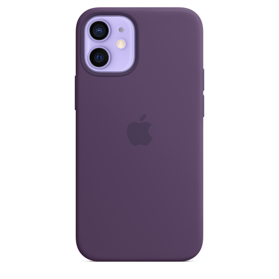 Silikonový kryt MagSafe pro Apple iPhone 12 mini, fialová