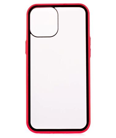 Pouzdro ColorWay Smart Clear Case pro Apple iPhone 12 Pro, červená