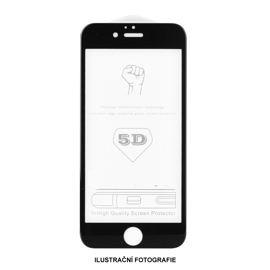 Tvrzené sklo 5D pro Samsung Galaxy A71, černá