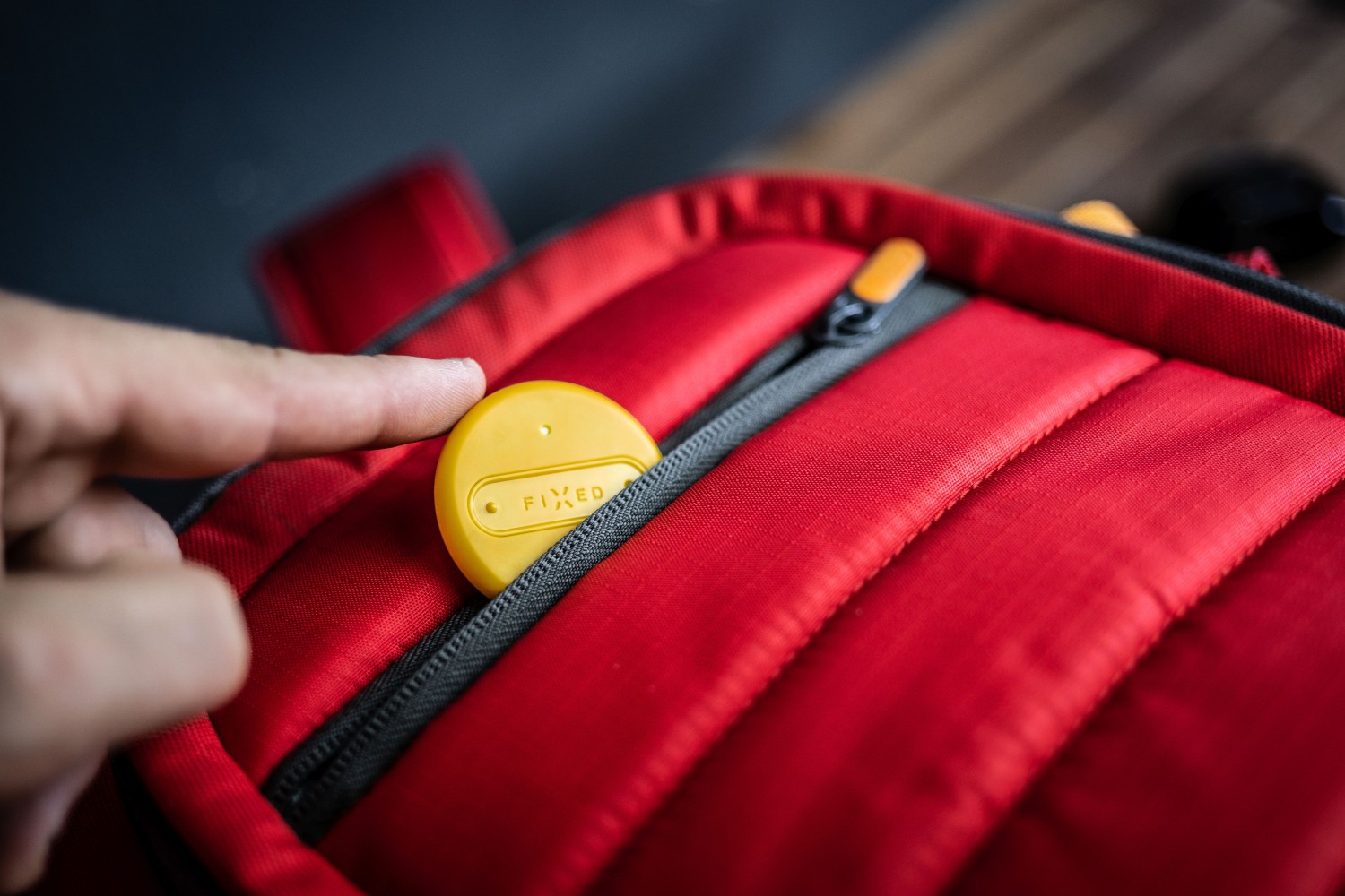 Smart tracker FIXED Sense, Duo Pack, žlutá/červená