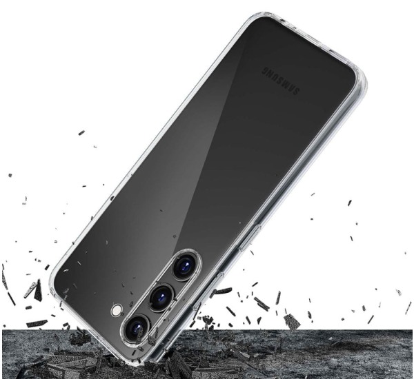 Silikonové pouzdro 3mk Clear Case pro Samsung Galaxy S22 Ultra, transparentní