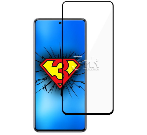 Tvrzené sklo 3mk HardGlass Max Lite pro Xiaomi 11T / Xiaomi 11T Pro, černá