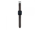 Kožený řemínek COTEetCI Soft Rubber Leather integrated Band pro Apple Watch 42/44mm, černá