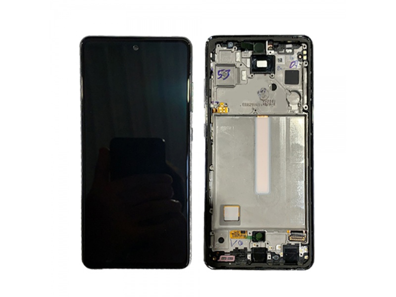 LCD + dotyk + rámček pre Samsung Galaxy A52s 5G, black (Service Pack)