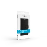 Flipové púzdro FIXED Opus pre Samsung Galaxy S22 Ultra 5G, čierna