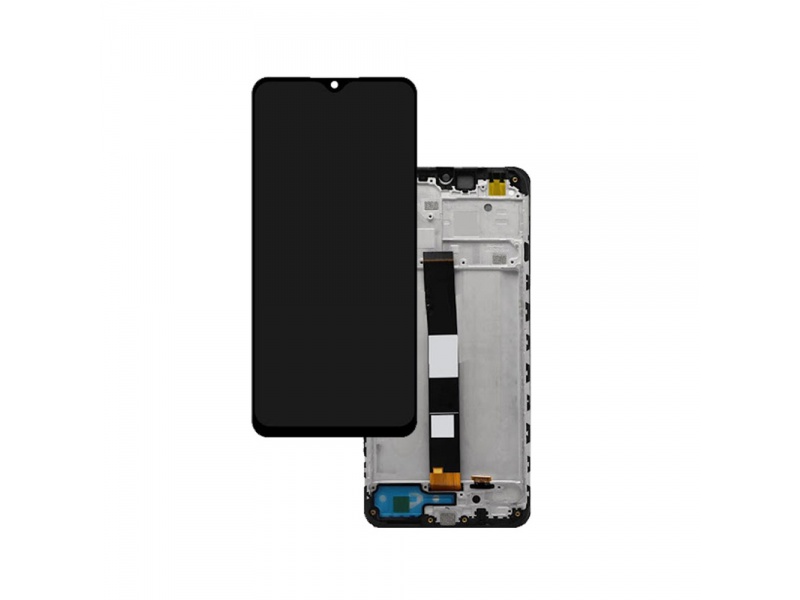 LCD + dotyk + rámček pre Xiaomi Redmi 9A, black (Service Pack)