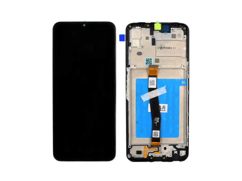 LCD + dotyk + rámček pre Samsung Galaxy A22 5G, black (Service Pack)