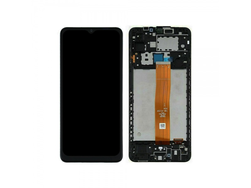 LCD + dotyk + rámček pre Samsung Galaxy A12, black (OEM)