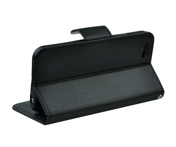 Flipové pouzdro Fancy pro Xiaomi Redmi Note 11T 5G/POCO M4 Pro 5G, černá