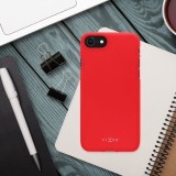 Zadní pogumovaný kryt FIXED Story pro Samsung Galaxy S22 5G, červená