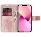 Flipové pouzdro Forcell MEZZO pro Samsung Galaxy A32, mandala rose gold