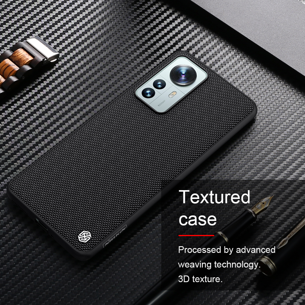 Zadní kryt Nillkin Textured Hard Case pro Xiaomi 12 Pro, černá
