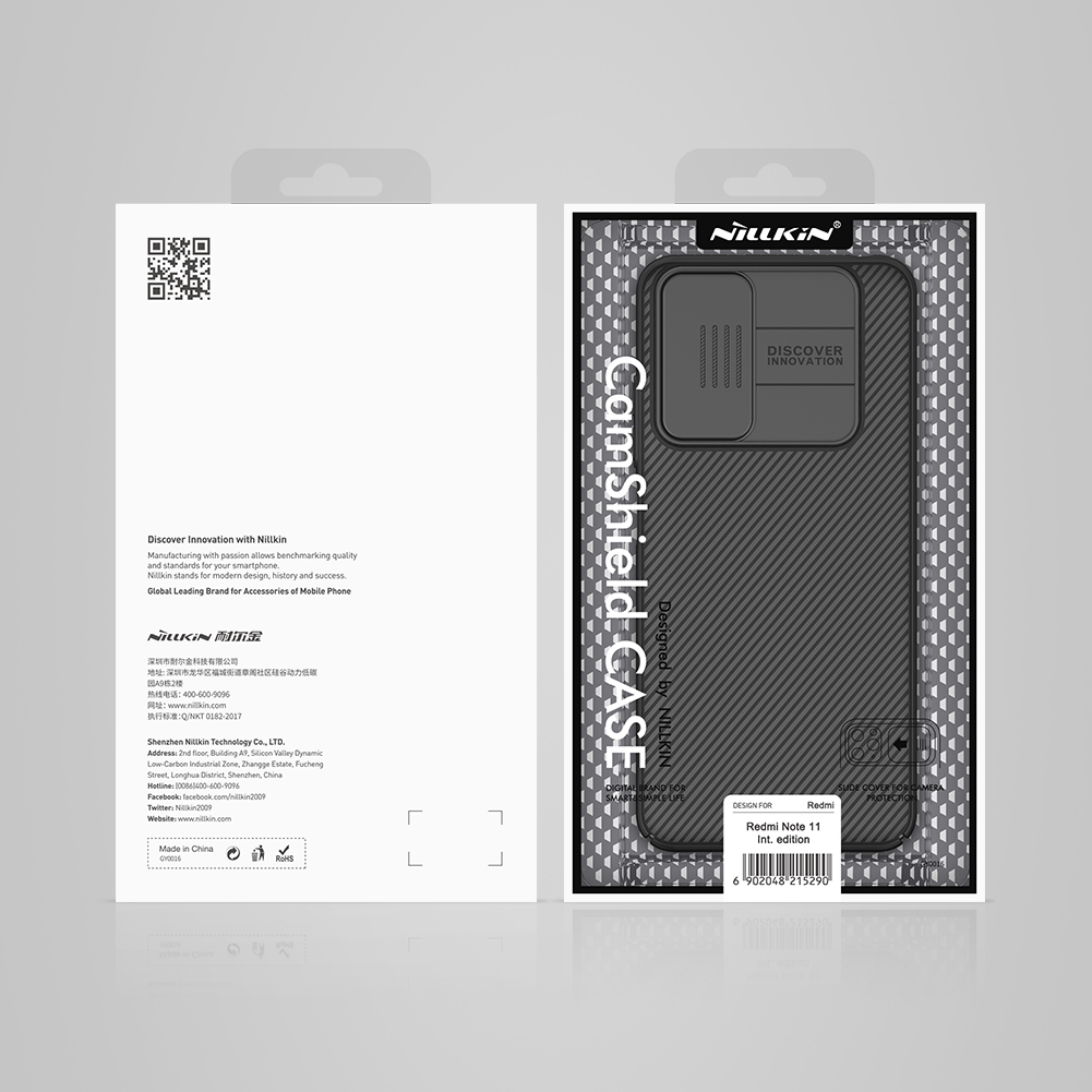 Zadní kryt Nillkin CamShield pro Xiaomi Redmi Note 11, černá