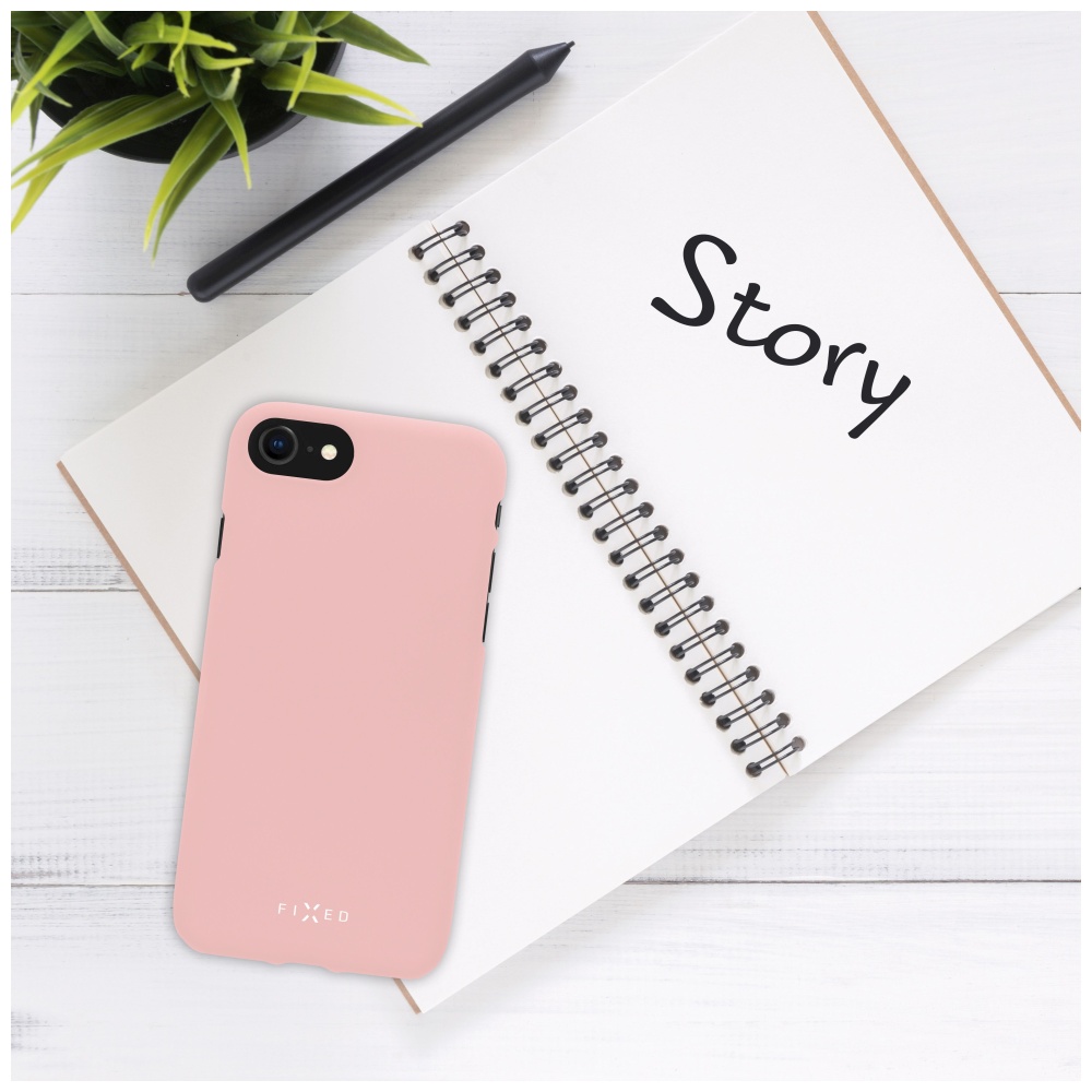 Zadní pogumovaný kryt FIXED Story pro Xiaomi Redmi Note 11 Pro/Note 11 Pro 5G, růžová