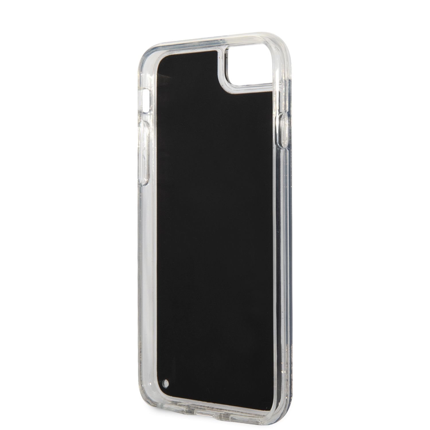 Zadní kryt Karl Lagerfeld Liquid Glitter Gatsby pro Apple iPhone 7/8/SE2020/SE2022, černá