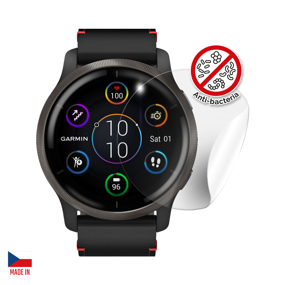 Ochranná fólia Screenshield Anti-Bacteria pre Garmin Venu 2 Plus