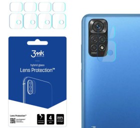 Hybridné sklo 3mk Lens ochrana kamery pre Xiaomi Redmi Note 11S 4G, 4ks