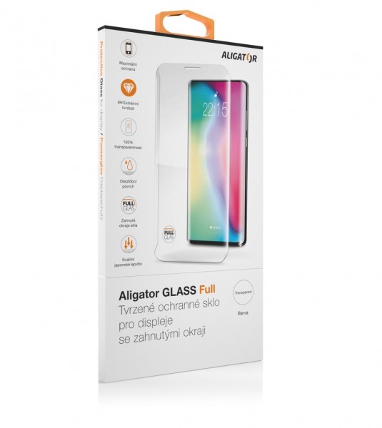 Tvrzené sklo ALIGATOR FULL COVER pro Xiaomi 12 Pro, černá