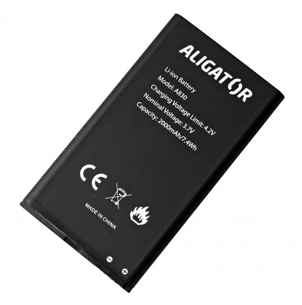Baterie ALIGATOR A830, Li-Ion 2000 mAh, originální
