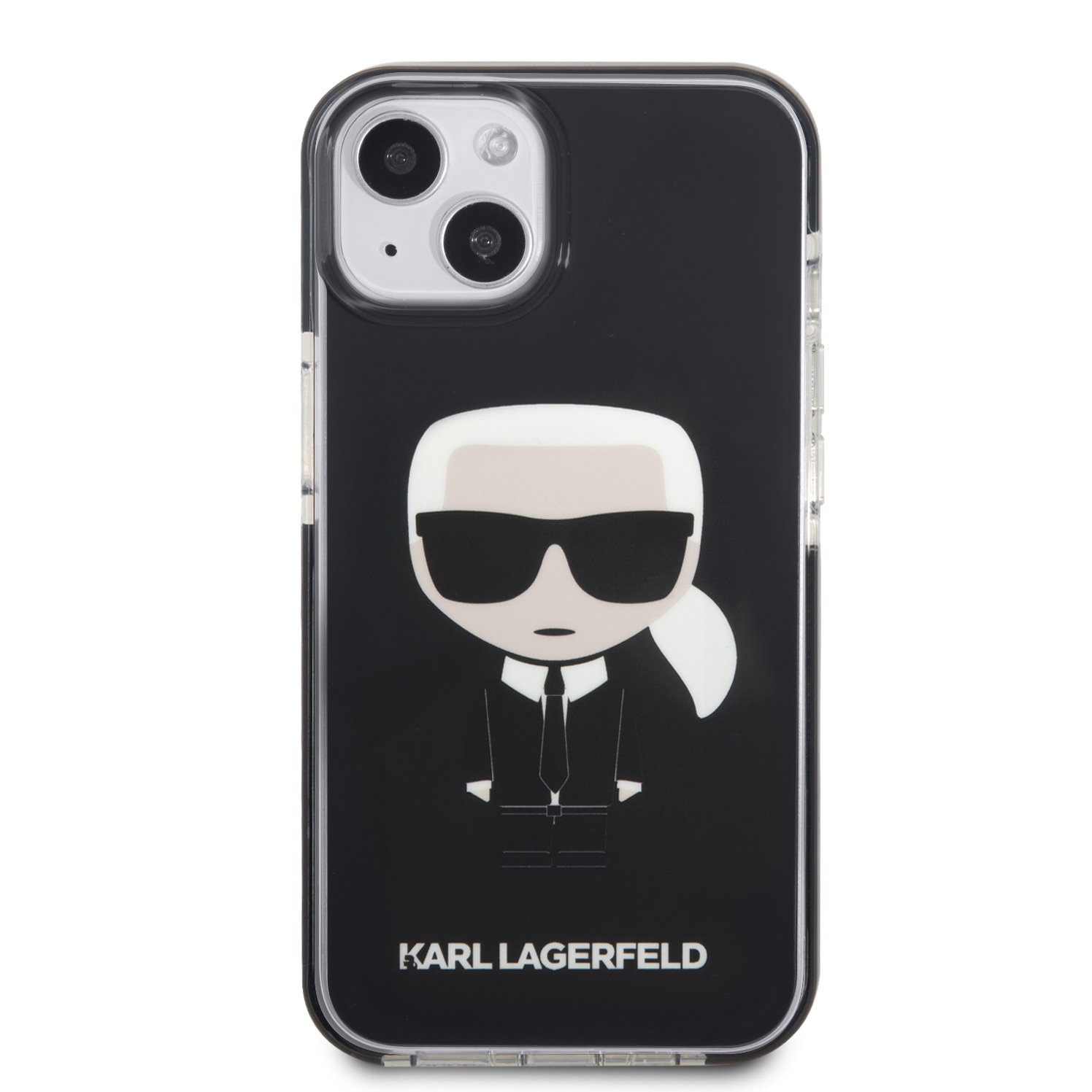 Zadní kryt Karl Lagerfeld TPE Full Body Ikonik pro Apple iPhone 13, černá