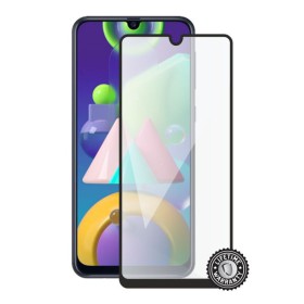 Tvrdené sklo Screenshield pre Samsung Galaxy M21 (full COVER), čierna