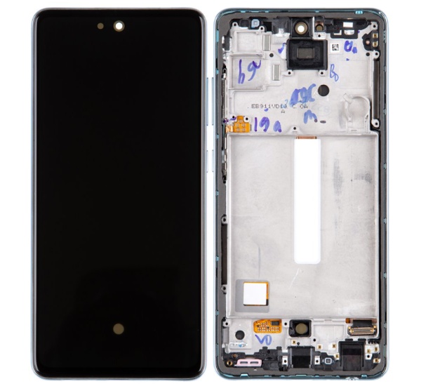LCD + dotyková doska pre Samsung Galaxy A52, blue (Service Pack)