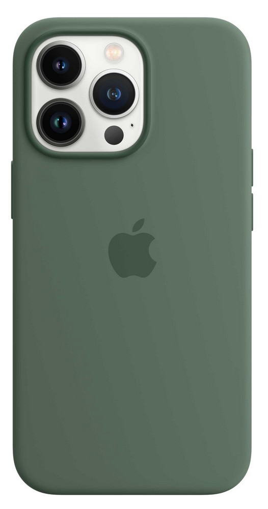 Silikonový kryt MagSafe pro Apple iPhone 13, eukalyptově zelená