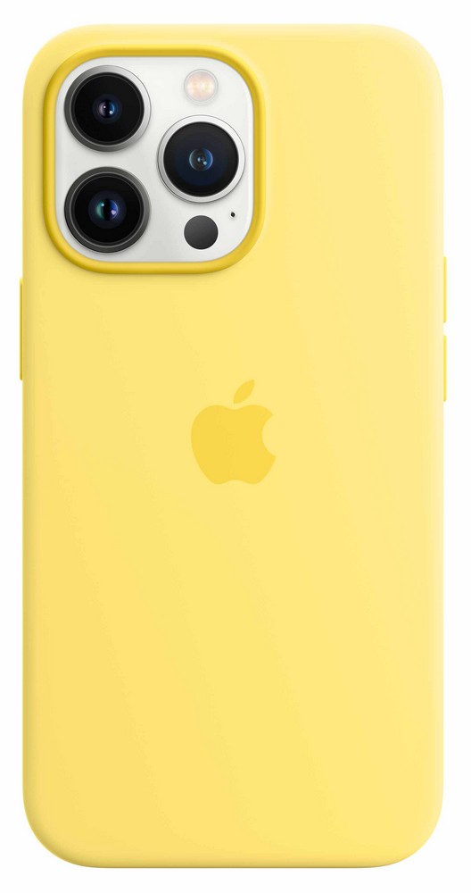Silikonový kryt MagSafe pro Apple iPhone 13, citrusově žlutá