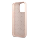 Zadní kryt Guess 4G Silicone Metal Logo pro Apple iPhone 13 Pro Max, růžová