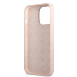 Zadní kryt Guess Silicone Line Triangle pro Apple iPhone 13 Pro, růžová