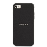 Zadní kryt Guess PU Leather Saffiano pro Apple iPhone 7/8/SE2020/SE2022, černá