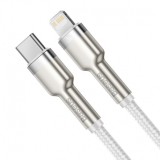 Datový kabel Baseus Cafule Series Metal Type-C/Lightning PD 20W 1m, bílá