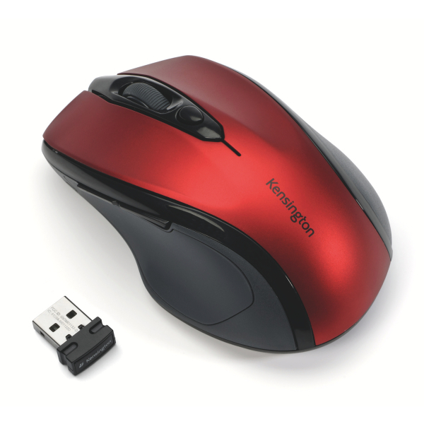 Bezdrátová myš Kensington Pro Fit®, červená