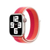 Řemínek Sport Loop Extra Large pro Apple Watch 45mm, nektarinková/pivoňková