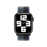 Řemínek Sport Loop Extra Large pro Apple Watch 41mm, inkoustová/eukalyptově zelená