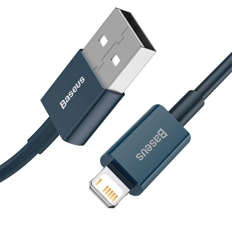 Datový kabel Baseus Superior Series Fast Charging Data Cable USB to iP 2.4A 2m, modrá