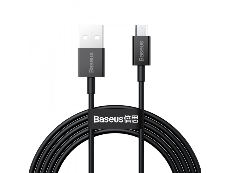 Datový kabel Baseus Superior Series Fast Charging Data Cable USB to Micro 2A 2m, černá