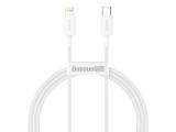 Datový kabel Baseus Superior Series Fast Charging Data Cable Type-C to iP PD 20W 1m, bílá