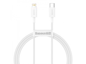 Dátový kábel Baseus Superior Series Fast Charging Cable Type-C to iP PD 20W 1m, biela