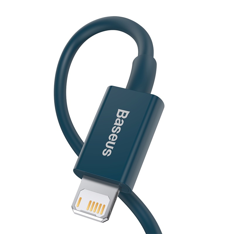 Datový kabel Baseus Superior Series Fast Charging Data Cable USB to iP 2.4A 1m, modrá