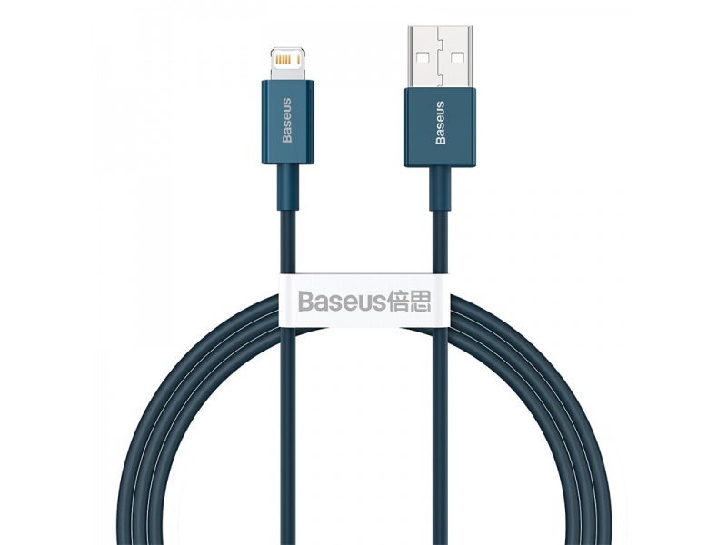 Datový kabel Baseus Superior Series Fast Charging Data Cable USB to iP 2.4A 1m, modrá