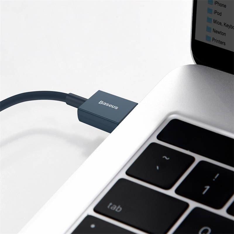 Datový kabel Baseus Superior Series Fast Charging Data Cable USB to iP 2.4A 1m, modrá