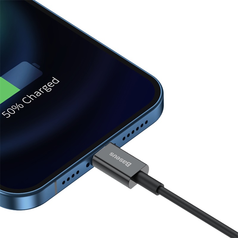 Datový kabel Baseus Superior Series Fast Charging Data Cable USB to iP 2.4A 1m, černá