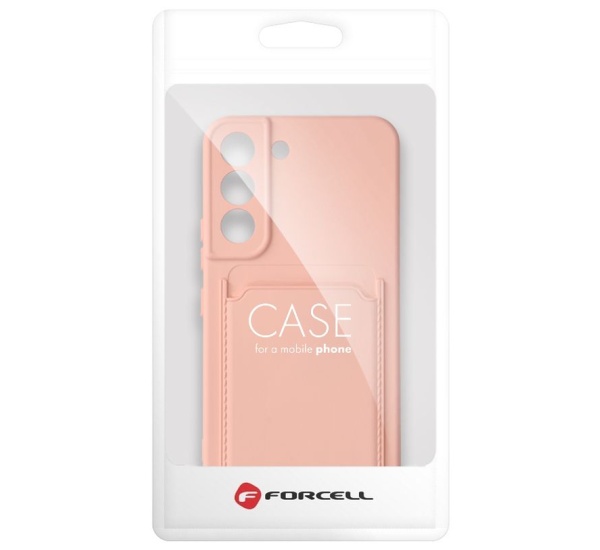 Ochranný kryt Forcell CARD pre Samsung Galaxy A52 4G/5G/A52s, ružová