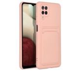 Ochranný kryt Forcell CARD pre Samsung Galaxy A12, ružová
