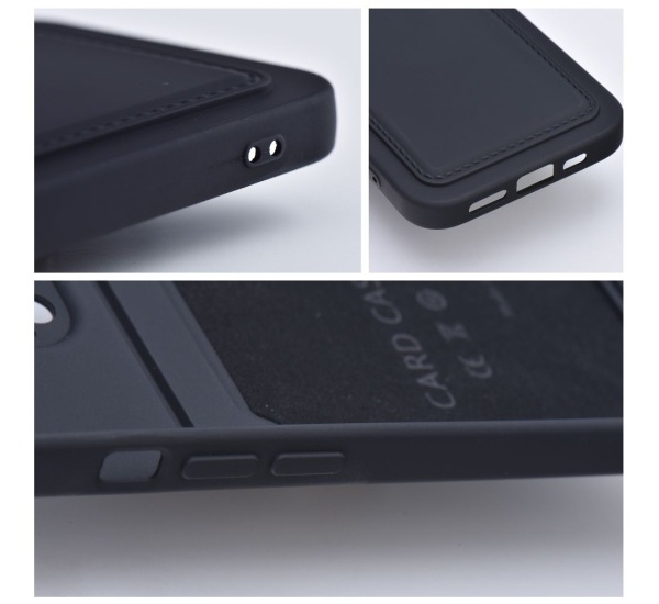 Ochranný kryt Forcell CARD pre Samsung Galaxy A12, čierna