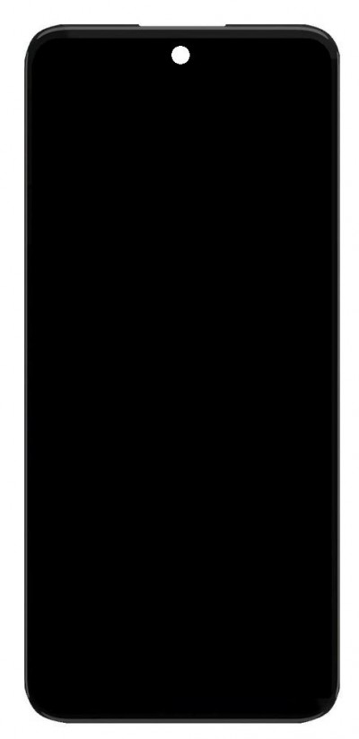 LCD + dotyk + přední kryt pro Motorola Moto G71, black (Service Pack)