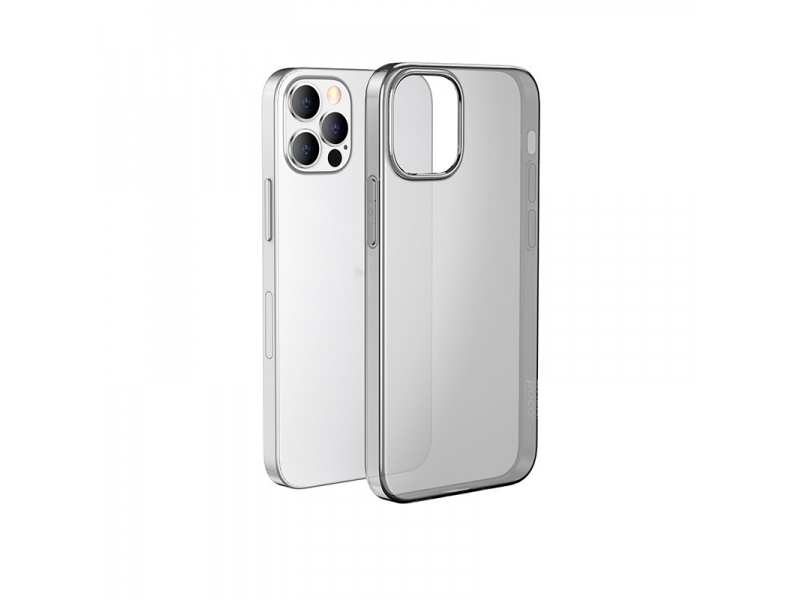Silikónové puzdro Hoco Light Series TPU Case pre Apple iPhone 13 Pro Max, transparentná čierna